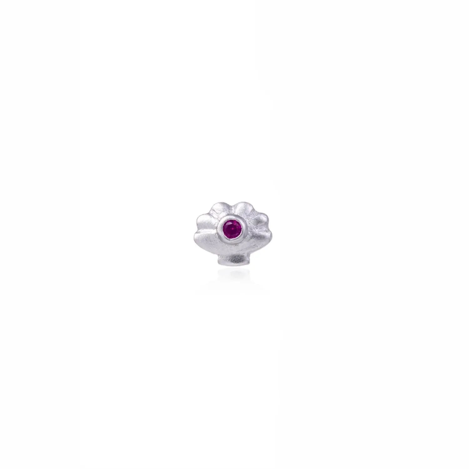 Wioga Minna E-1101-S ørestikker sølv rosa zirkonia