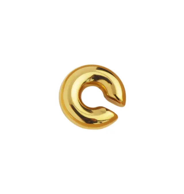 Wos Up Banana cuff ørecuff gull stål singel