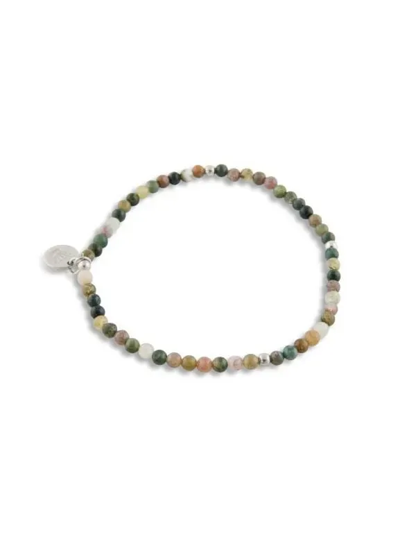 pfg Stockholm Agate armbånd grønn agat