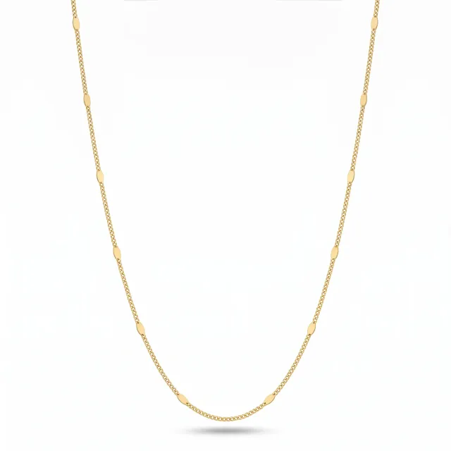 IOAKU Luminara Snake Chain halssmykke gull 40 cm