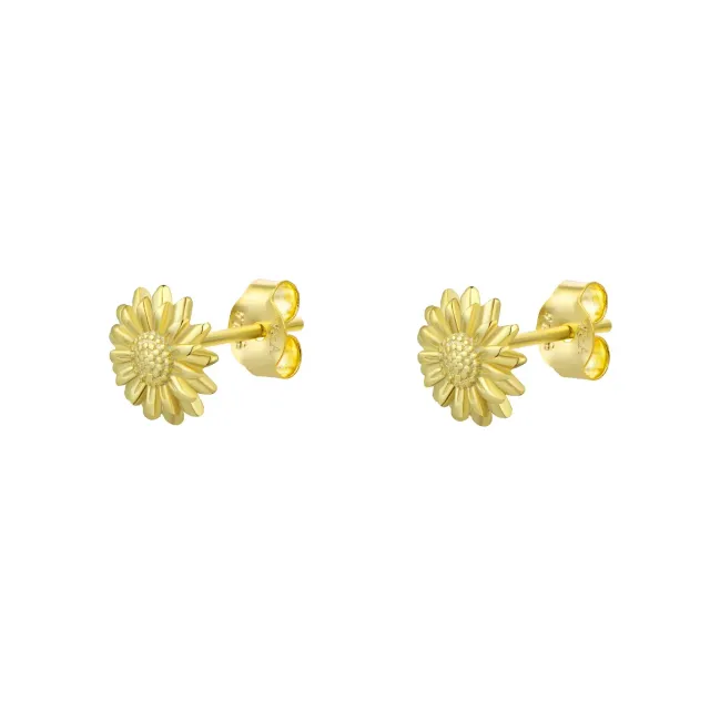 Wioga Lulu øredobber forgylt 0,8 cm studs