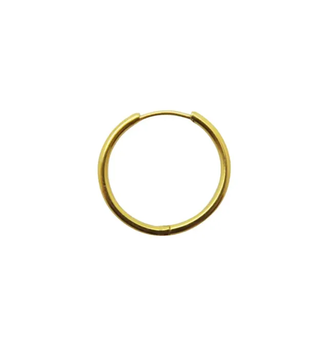 Wos Up Lord single øredobb gull 19 mm