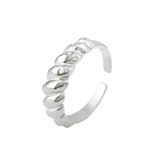 Wioga India ring sølv forgylt str 52-56