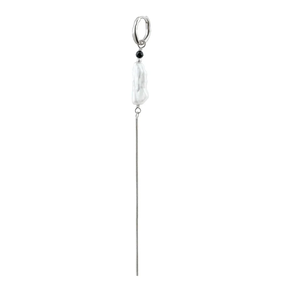 Wioga Georgina øredobber sølv 11 cm perle