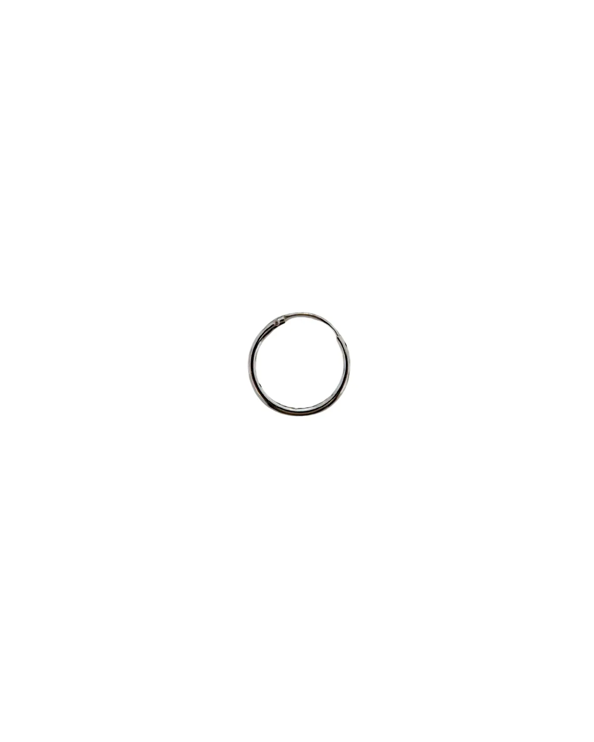 Wos Up Basic Hoop S925 creol 18 mm single sølv