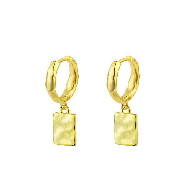 Wioga Suri øreringe forgylt hoop 2 cm par