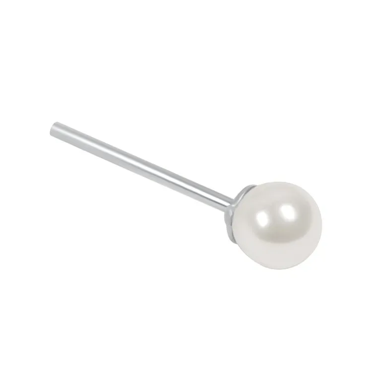 Wos WOS UP Pearl ørestikk sølv 4 mm