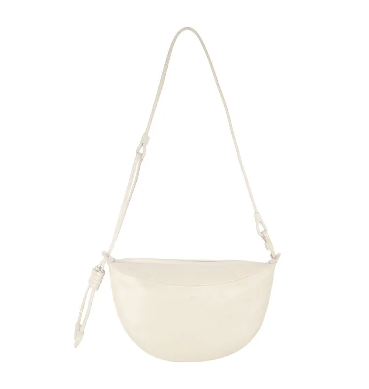 Wos Zoba håndveske krem skinn 32 cm