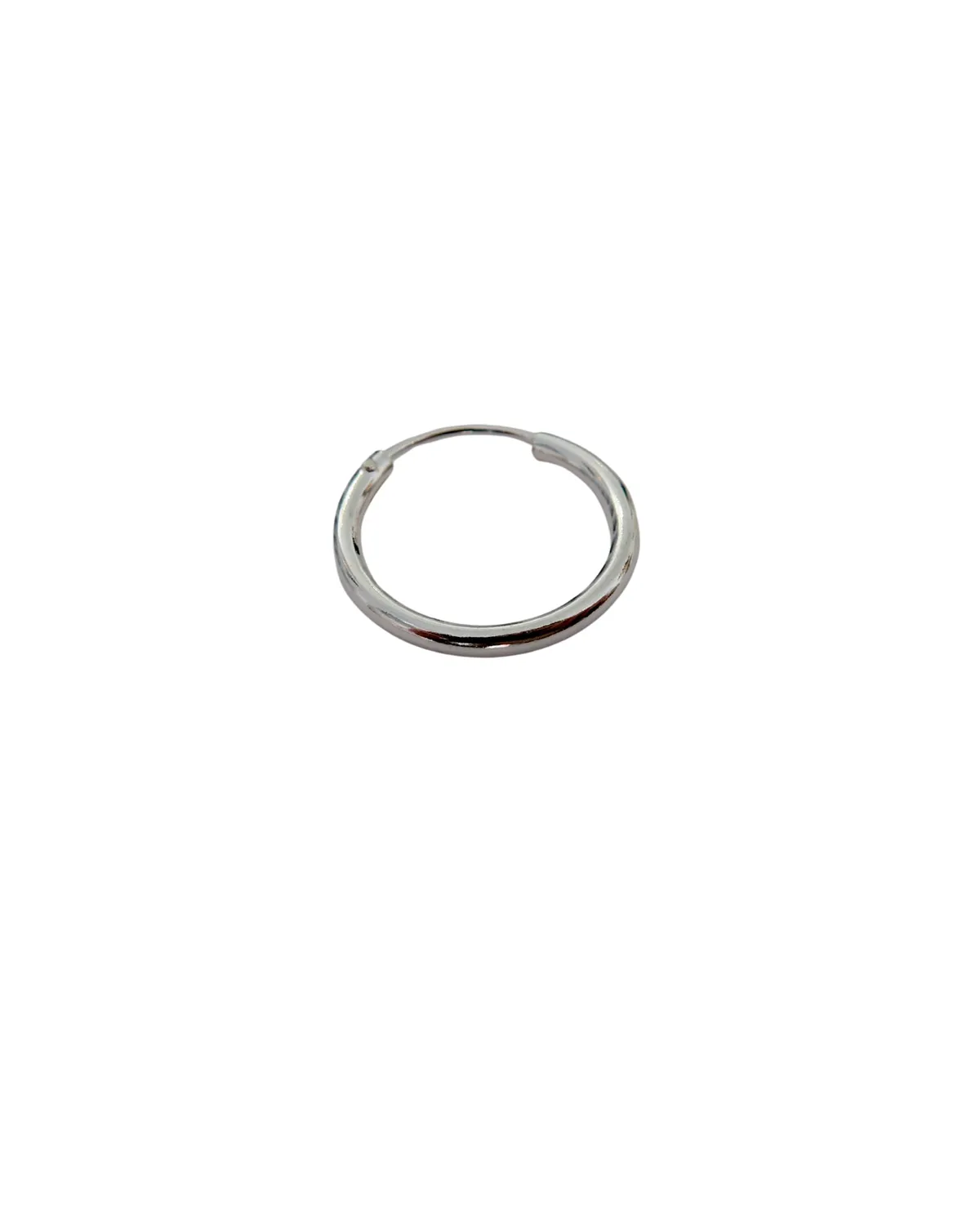 Wos Up Basic Hoop S925 creol 18 mm single sølv