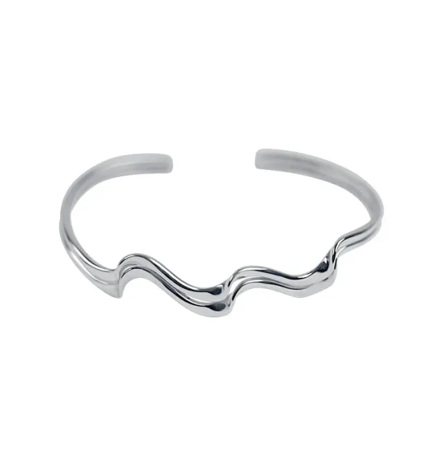 Wos Up Blair armring sølv 925 åpen 6,3 cm