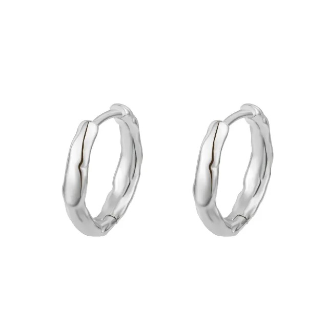 Wioga Ada E-8202-S øredobber sølv hoop 1,5 cm