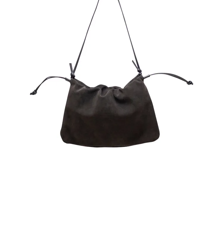 Wos UP Gia veske semsket brun kaffe 31 cm