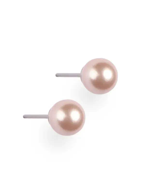pfg Stockholm Small MOP Pearl øredobb rosa perle