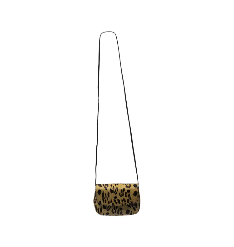 Wos Marianne veske leopard skinn 18 cm