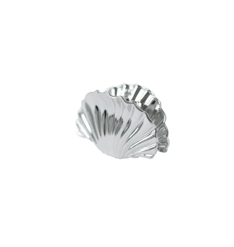 Wos WOS UP Shell Mini hårklype sølv 5,4 cm