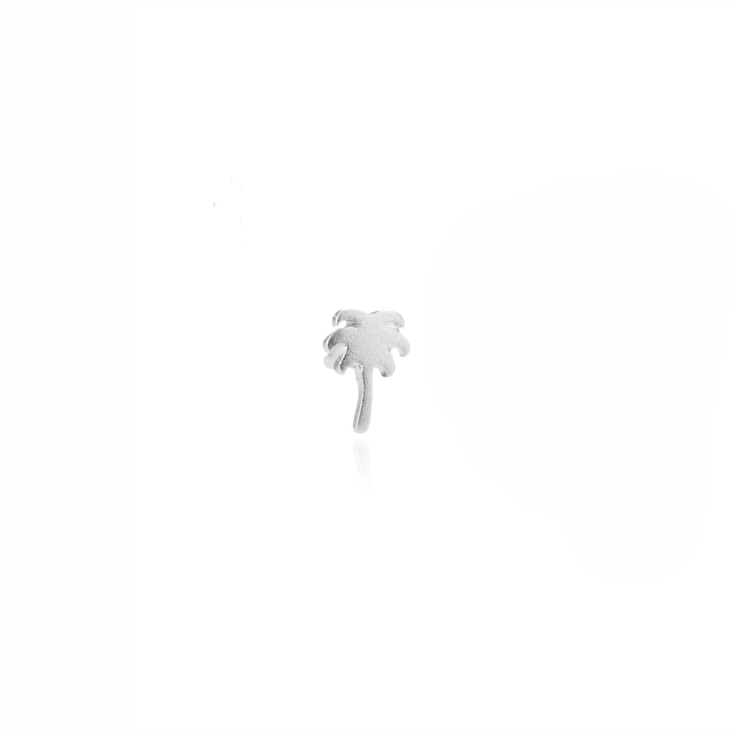 Wioga Palm Stud øreringe sølv 0,6 cm par