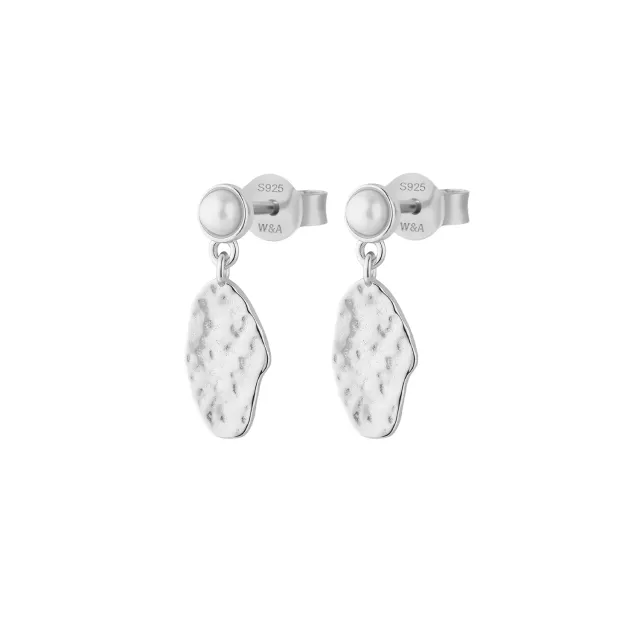 Wioga Rita E-9018-S øredobber sølv perle 1,8 cm