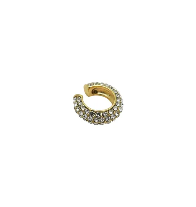 Wos Glitter earcuff singel gull 2 cm