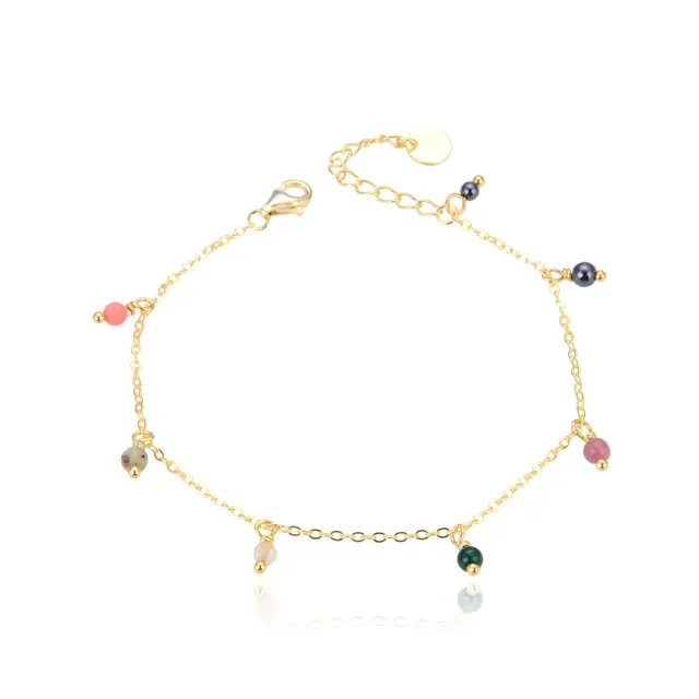 Wioga Gertrud B-2009-GP armbånd forgylt 16-18 cm