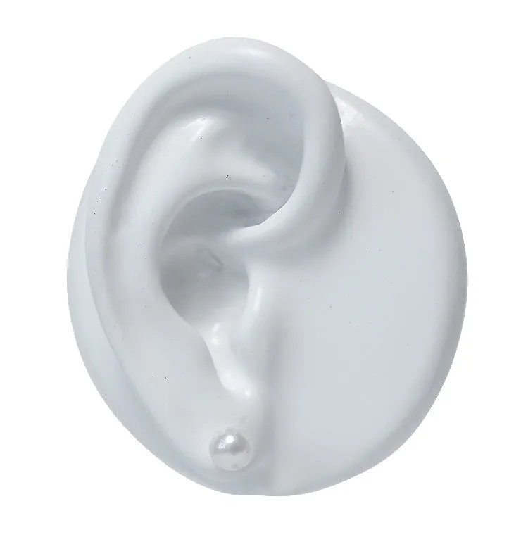 Wos WOS UP Pearl ørestikk sølv 4 mm