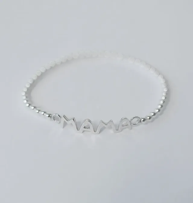 Wos WOS UP Mama armbånd 925 sølv 17 cm