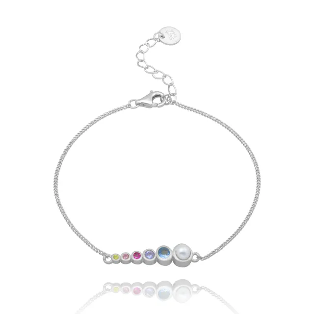 Wioga Sigrid B-8081-S armbånd sølv zirkonia