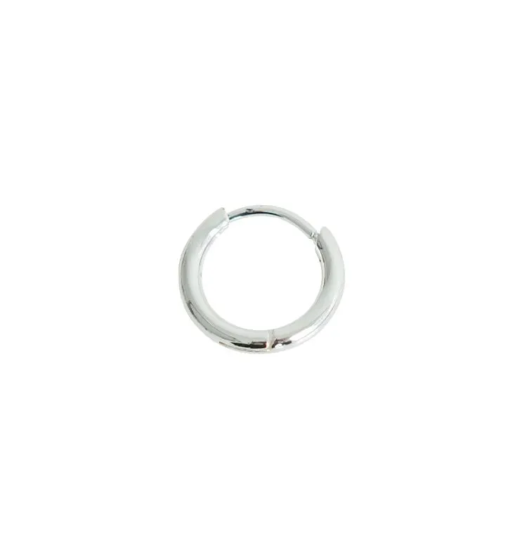 Wos Greven singeløredobb sølv 12 mm 925