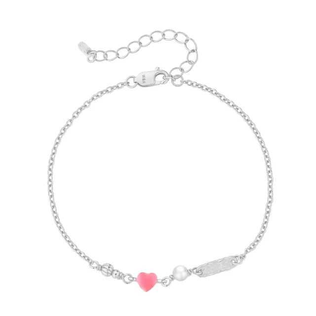 Wioga Erna armbånd forsølvet 15,5+4 cm e-coating
