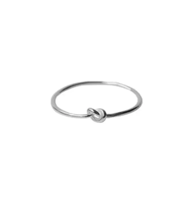 Wos Knot ring sølv sterlingsølv knute