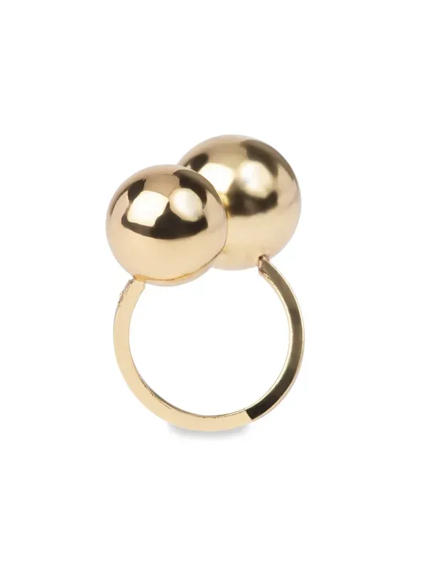 pfg Stockholm Divine ring str 17 med gullkuler