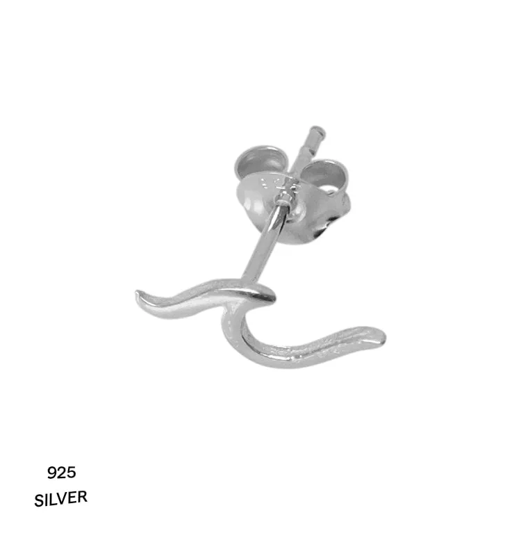 Wos Tribal single øredobb 925 sølv 1,2 cm