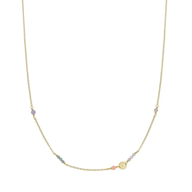 Wioga Sabrina N-8620-GP halskjede perler forgylt