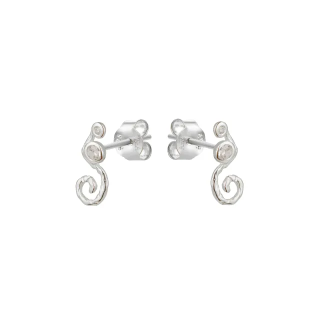 Wioga Lotti øreringe sølv studs 1,1 cm