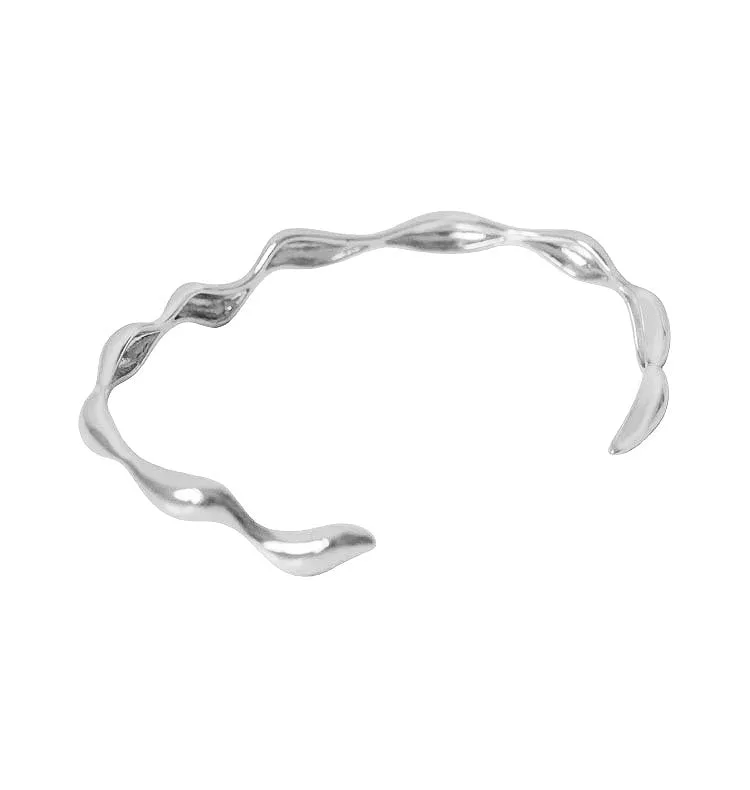 Wos Wos Up Zenaida armbånd sølv 6,5 cm bangle