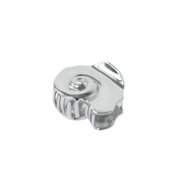 Wos Yamka hårklemme sølv skjell 6,1 cm
