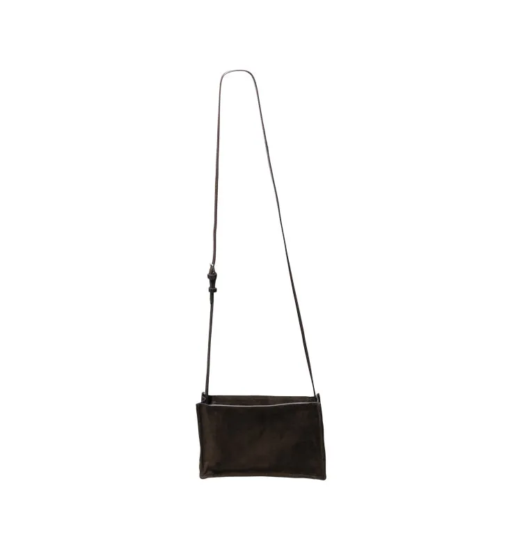 Wos Wos Up Anna veske coffee 24,5 cm skinn