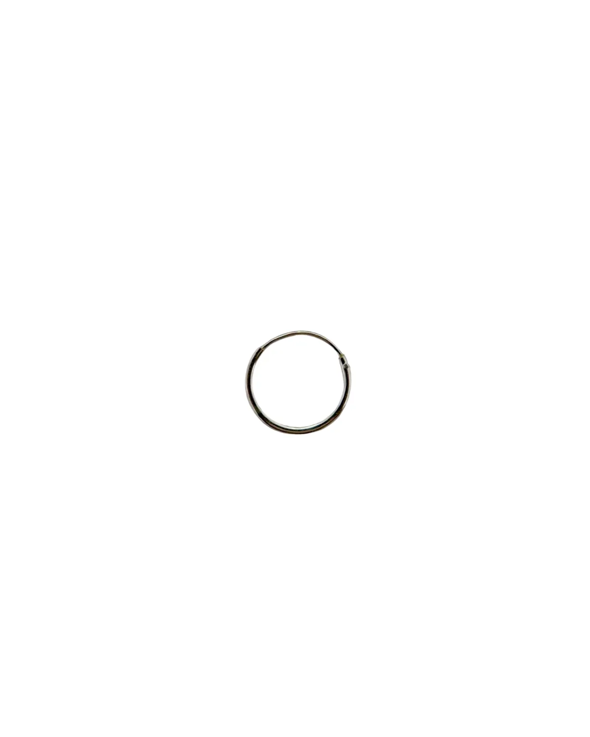 Wos Basic Hoop S925 creoler sølv 1,2 mm