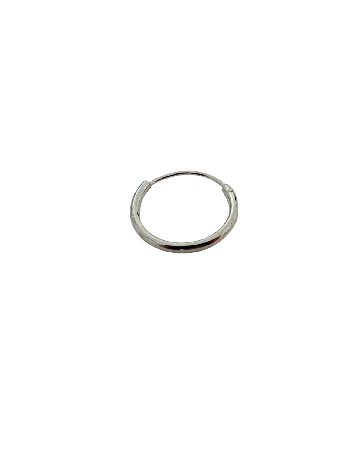 Wos Basic Hoop S925 creoler sølv 1,2 mm
