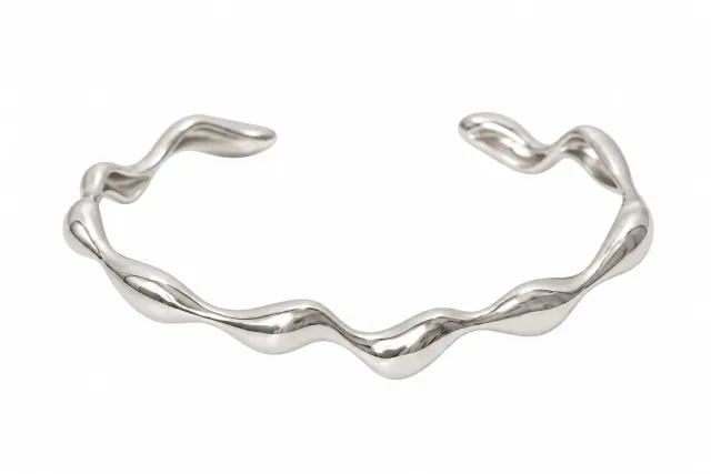 Wos Wos Up Zenaida armbånd sølv 6,5 cm bangle