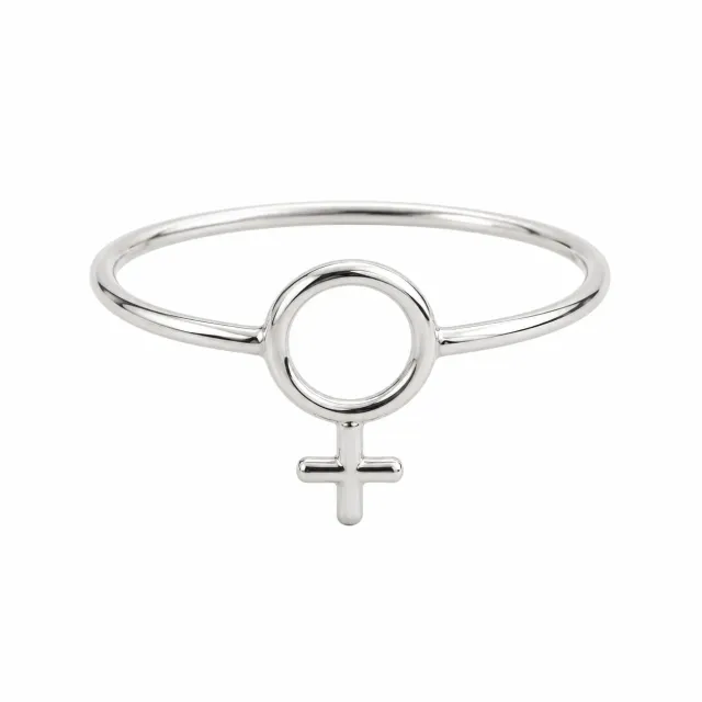 Wos Patti ring sølv 925 kvinnetegn