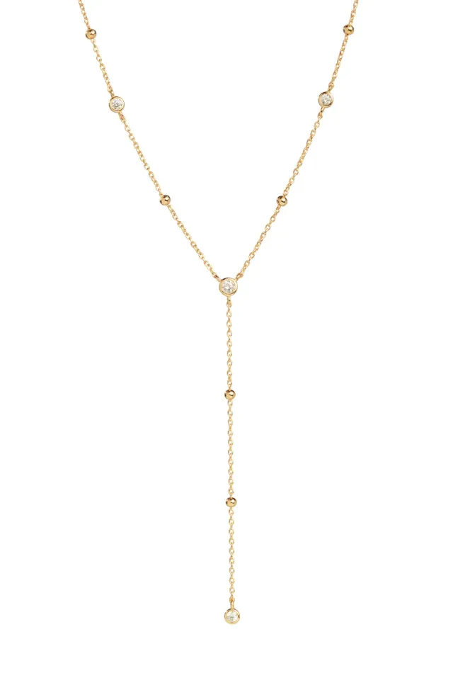 Janne Formoe Sarah halskjede 40+3 cm zirkonia