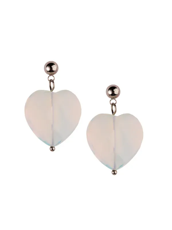 pfg Stockholm Crystal Heart øredobber glasshjerter