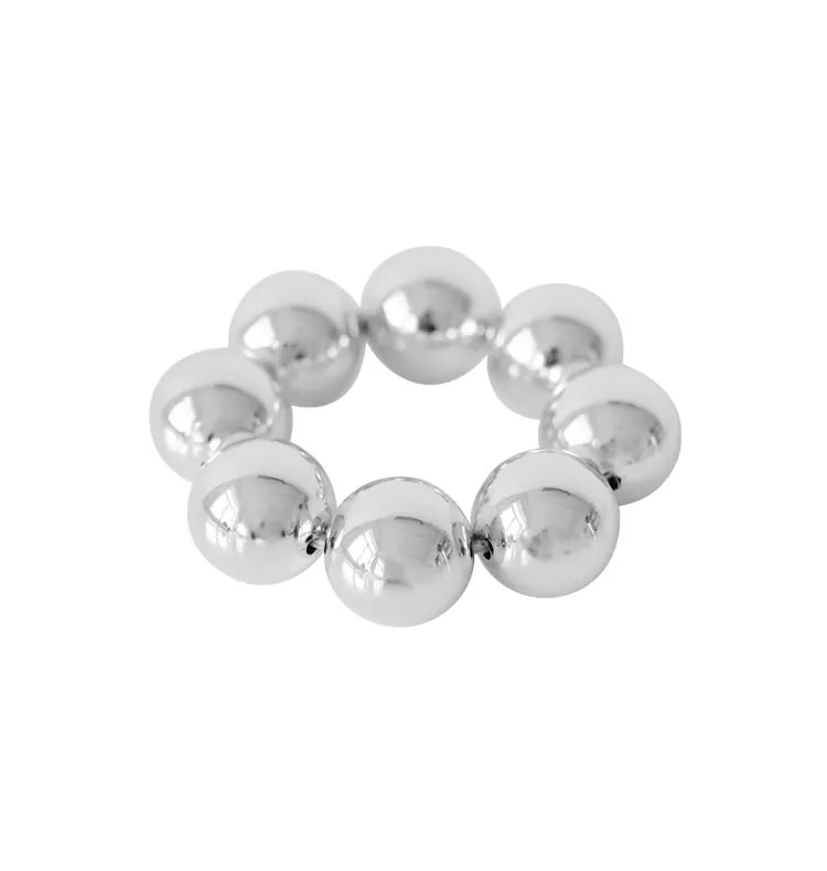 Wos Ginny Ginny armbånd sølv 6 cm statement