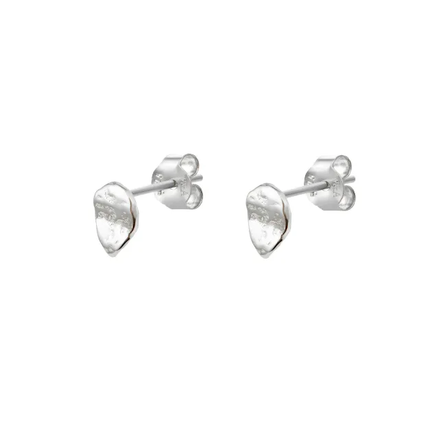 Wioga Aino stud ørering sølv 0,7 cm blad