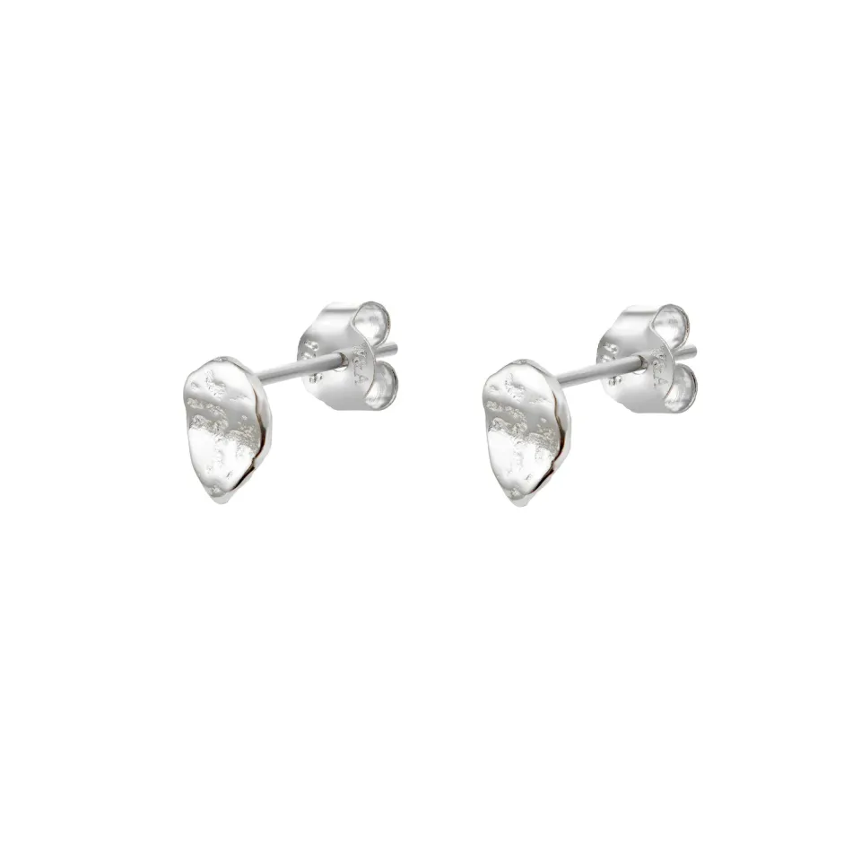 Wioga Aino stud ørering sølv 0,7 cm blad