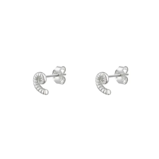 Wioga Evelyn E-8313-S øreringe sølv 1 par 0,7 cm