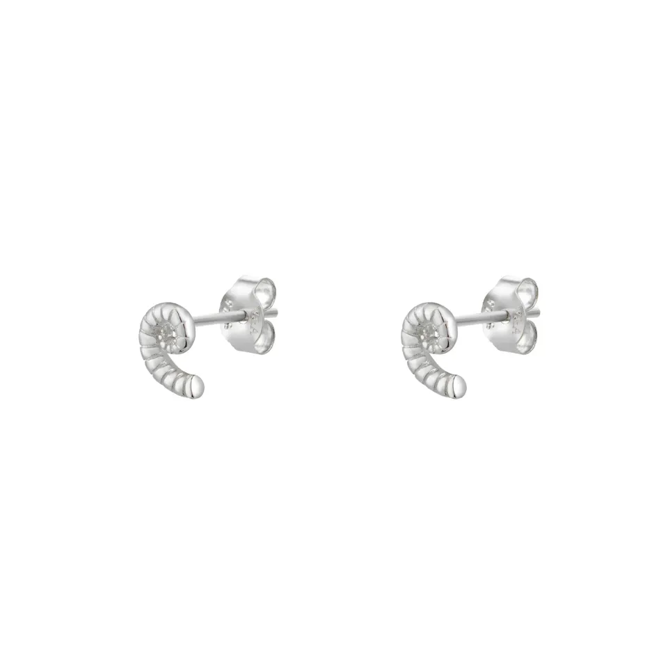 Wioga Evelyn E-8313-S øreringe sølv 1 par 0,7 cm