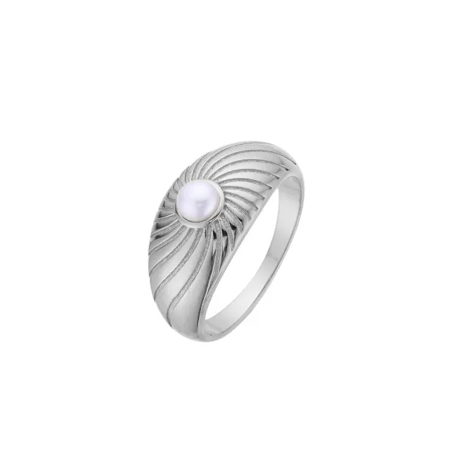 Wioga Odine ring sølv perle str 48-58